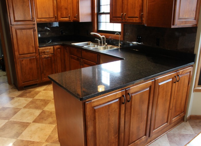 Maple Kitchen Cabinet Peninsula | Canary Cabinets