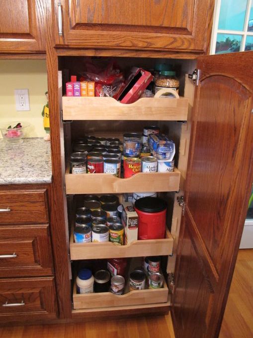Custom Pantry With Drawers | Canary Cabinets